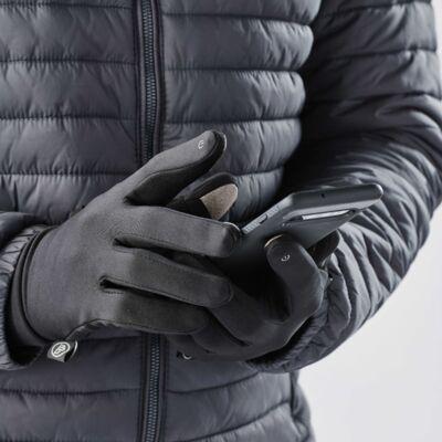 KNITTED TOUCH-SCREEN GLOVES Thumbnail