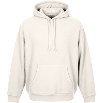 Unisex Corded Pullover Hooded Sweatshirt Thumbnail