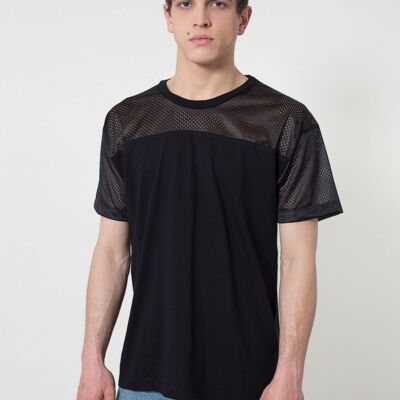 RSA2419 Fine Jersey Athletic T w/ Poly Mesh Thumbnail