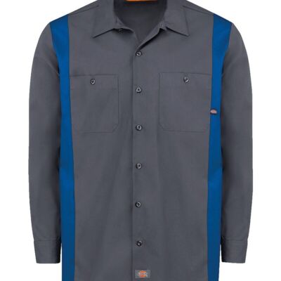 Men's Tall Industrial Colorblocked Long Sleeve Shirt Thumbnail