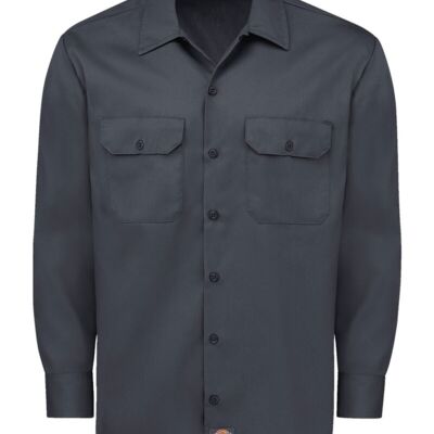 Men's Tall Long Sleeve Work Shirt Thumbnail