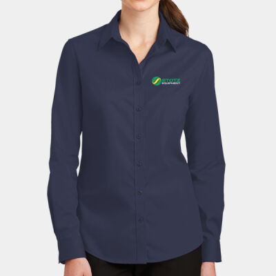 L663 - Ladies SuperPro  Twill Shirt Thumbnail