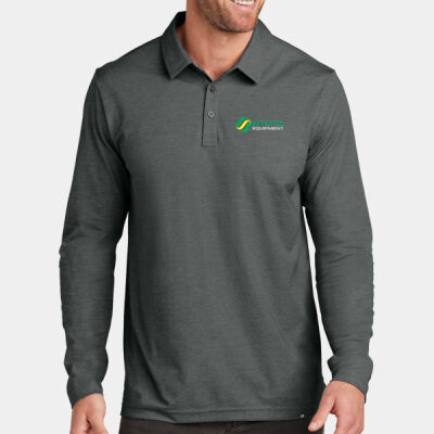 TM1MZ343 - Oceanside Heather Long Sleeve Polo Thumbnail